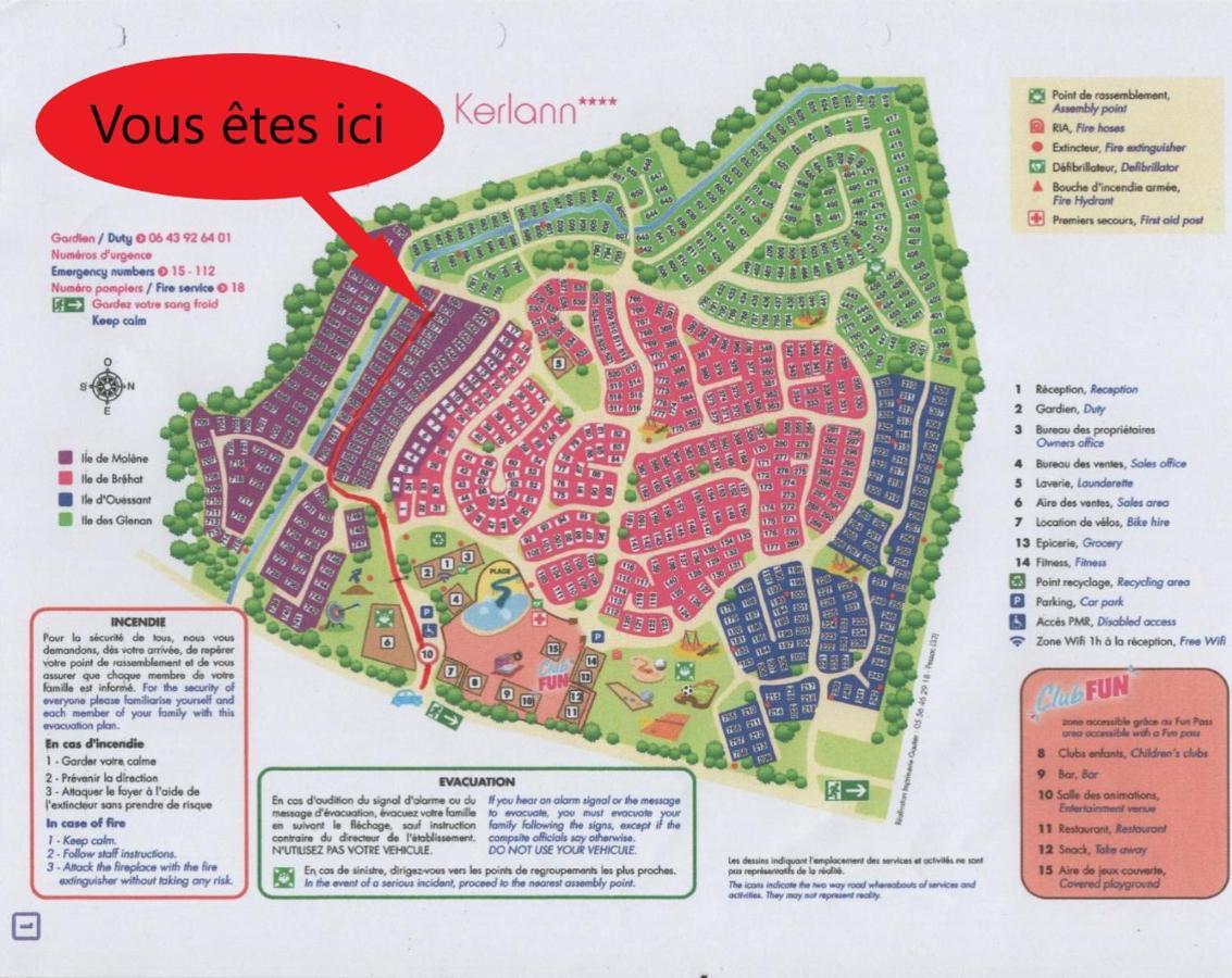 Mobil-Home 6/8 Personnes Au Domaine De Kerlann, Pont-Aven Dış mekan fotoğraf